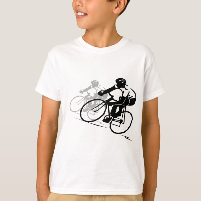 Camiseta Competência da bicicleta (Frente)