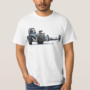 Camiseta Competência do arrasto & vintage Dragsters