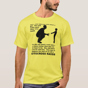 Camiseta Competência Fatherly da bicicleta da sujeira do