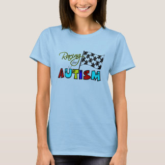 Camiseta Competência para o T das senhoras do autismo