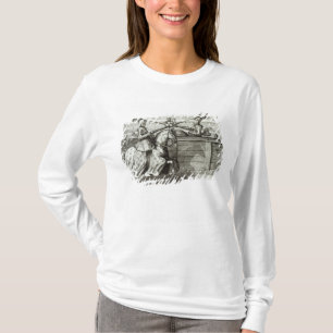 Camiseta Competiam Jousting em um quadrado
