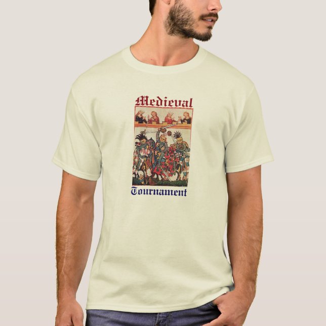 CAMISETA COMPETIAM MEDIEVAL, CAVALEIROS DE COMBATE E (Frente)