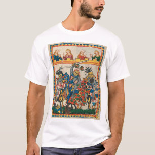 Camiseta Competiam medieval, século XIV