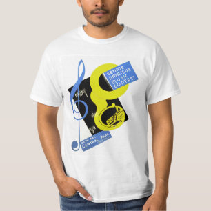 Camiseta Competição amadora superior da música