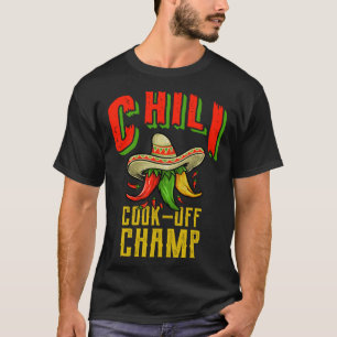 Camiseta Competição Chili Cook Off Champ Chili