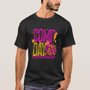 Camiseta Competição de Animação Dia de Comp de Cheerleading