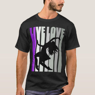 Camiseta Competição de Aniversário de Dança de Amor