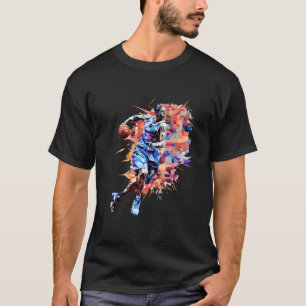 Camiseta Competição de Campeão de Jogos do Jogador de Basqu