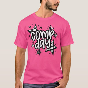 Camiseta Competição de Dia de Cheer Divertido Temporada de