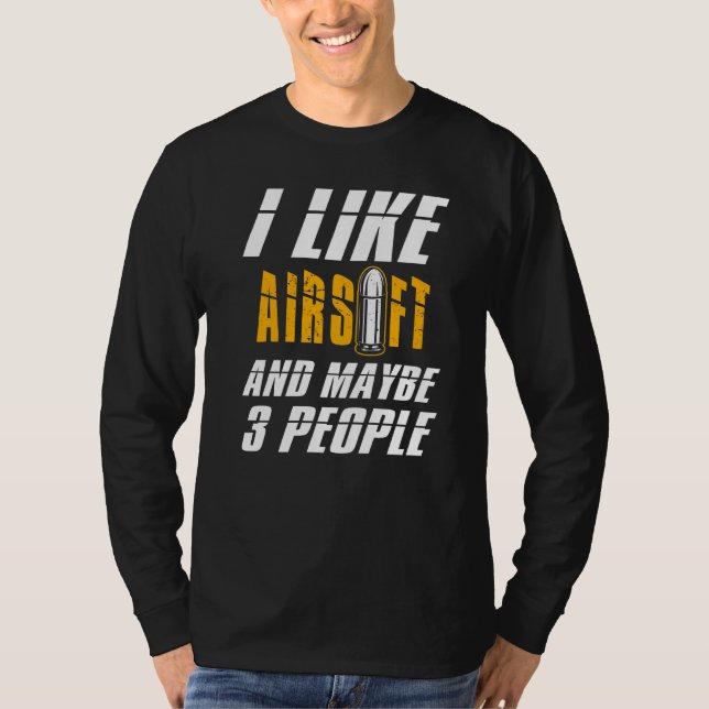 Camiseta Competição de Esporte da Equipe do Airsoft Player  (Frente)