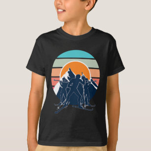 Camiseta Competição De Esqui-Alvo Para Atirar Em Biatlo