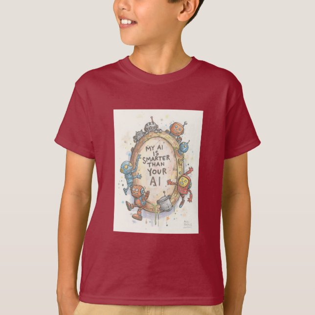 Camiseta competição de inteligência artificial (Frente)
