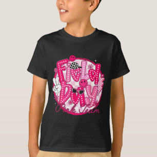 Camiseta Competição de Jogo de Cores da Equipe Rosa do Dia