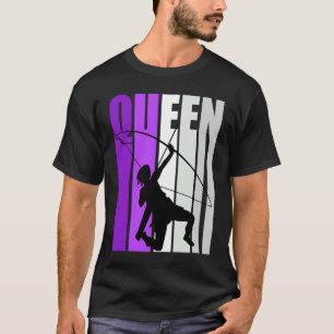 Camiseta Competição de Treinador da Rainha Mauve Birthday d