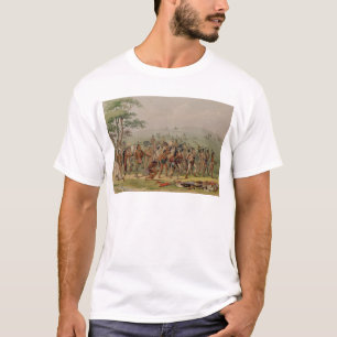 Camiseta Competição do tiro ao arco de Mandan, c.1832