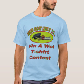 Camiseta Competição molhada do t-shirt