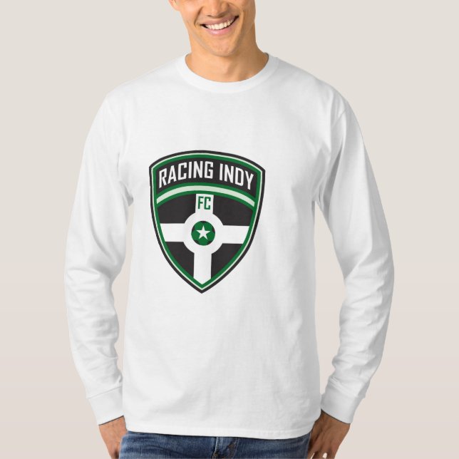 Camiseta Competindo a luva longa de Indy (Frente)