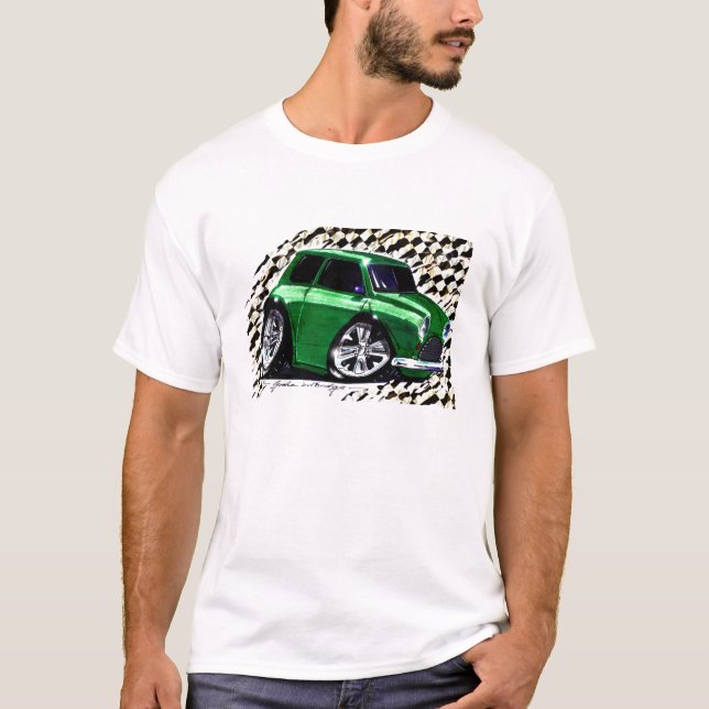 Camiseta Competindo mini verde (Frente)