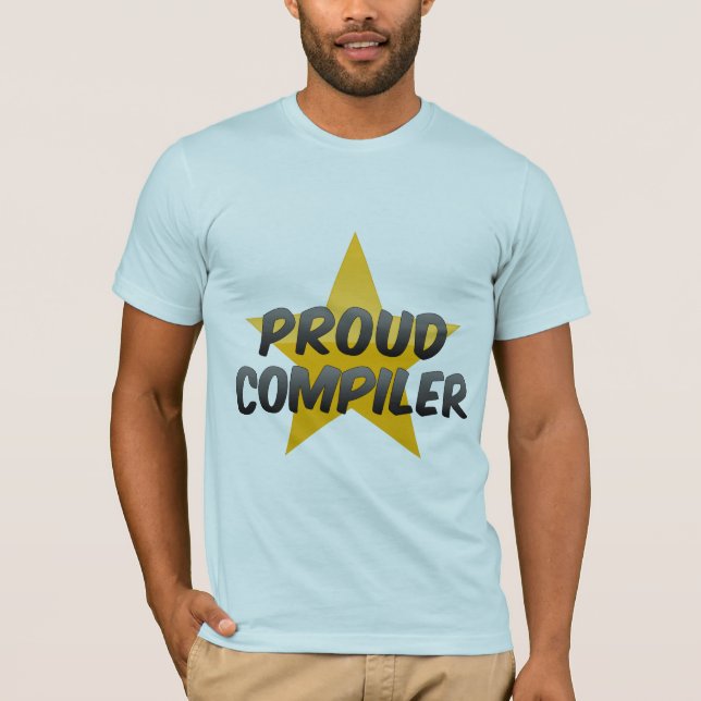 Camiseta Compilador orgulhoso (Frente)