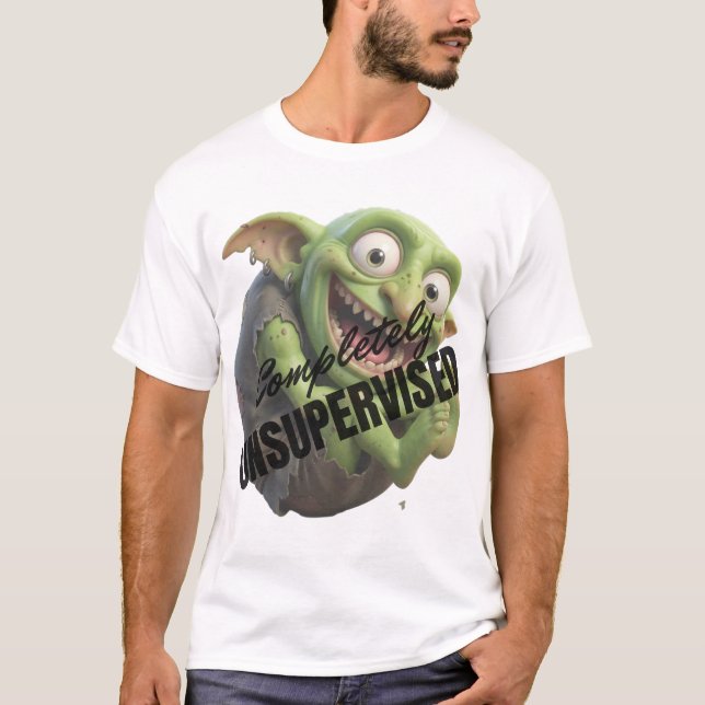 Camiseta Completamente sem supervisão (Frente)