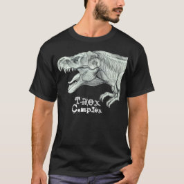 Camiseta complexa do tiranossauro de T Rex