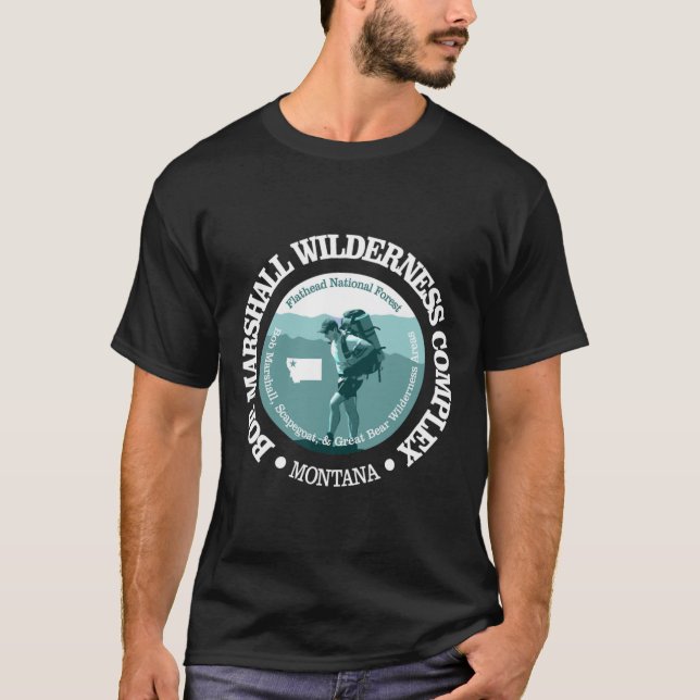Camiseta Complexo Bob Marshall Wilderness Divertida Escalad (Frente)