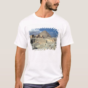 Camiseta Complexo de Djoser que inclui a pirâmide da etapa