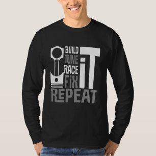 Camiseta Componente de Ajuste de Ajuste de Raça de Montagem