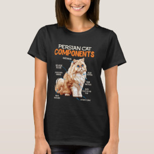 Camiseta COMPONENTES DE GATO PERSA Funny Persian Cat Owner