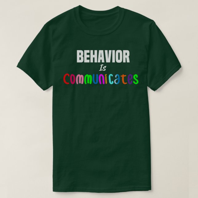 Camiseta Comportamento Comunicação Neurodiversidade é bonit (Frente do Design)