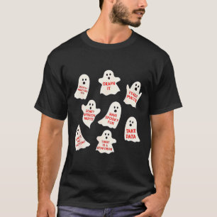 Camiseta Comportamento de Halloween Aba Outono Análise de C
