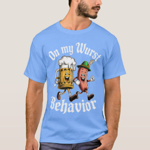 Camiseta Comportamento de Oktoberfest na minha linguiça cer