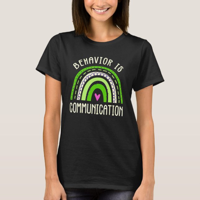 Camiseta Comportamento É Comunicação Educação Especial Sped (Frente)