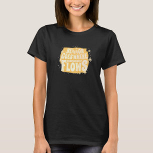 Camiseta Comportamento Vai Para Onde O Reforço Flutua Compo