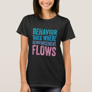 Camiseta Comportamento Vai Para Onde O Reforço Flutua Compo