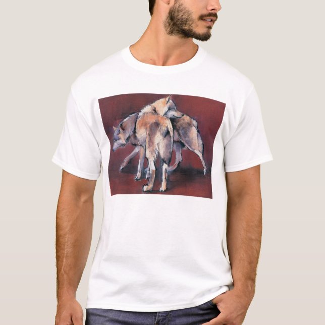 Camiseta Composição 2001 do lobo (Frente)