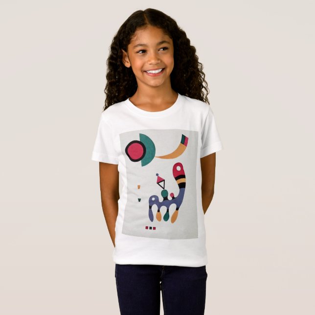 Camiseta Composição Abstração Biomórfica - Kandinsky (Frente Completa)