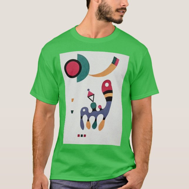 Camiseta Composição Abstração Biomórfica - Kandinsky (Frente)