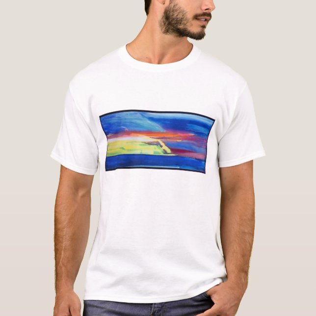 Camiseta Composição abstrata (Frente)