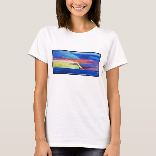 Camiseta Composição abstrata (Frente)