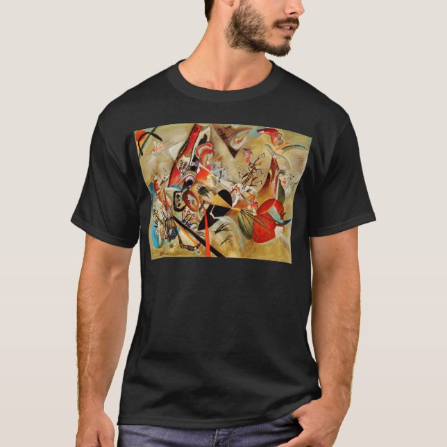 Camiseta Composição Abstrato de Kandinsky (Frente)