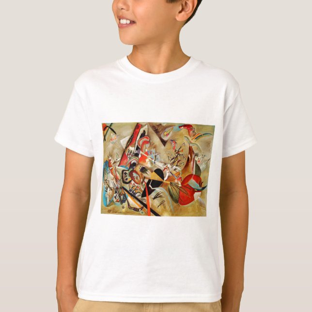 Camiseta Composição Abstrato de Kandinsky (Frente)