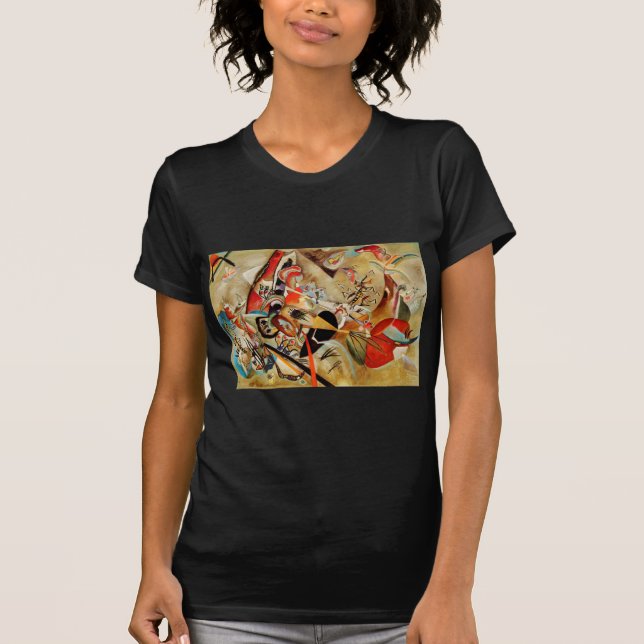 Camiseta Composição Abstrato de Kandinsky (Frente)