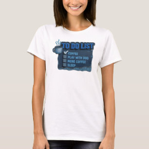 Camiseta Composição artística retro de café naval BRINQUE C