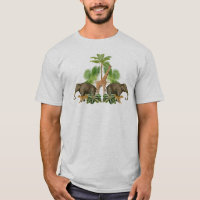 Composição de animais tropicais de raça