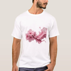 Camiseta Composição de Arte de FLOR ABSTRATA Vibrante
