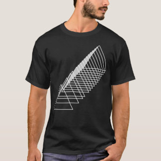 Camiseta composição dos triângulos geométricos 1
