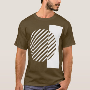 Camiseta composição geométrica de bauhaus