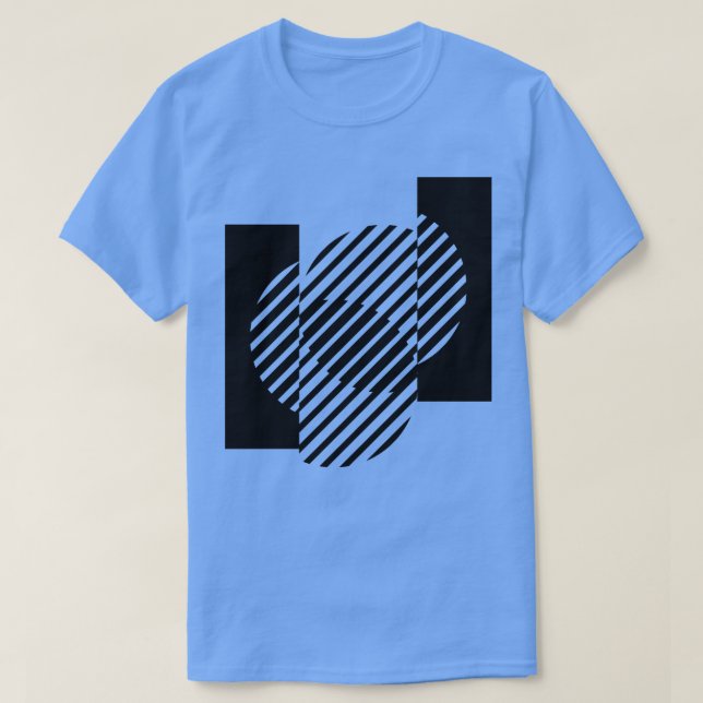 Camiseta composição geométrica dos círculos (Frente do Design)