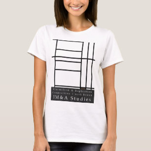 Camiseta Composição I com marrom